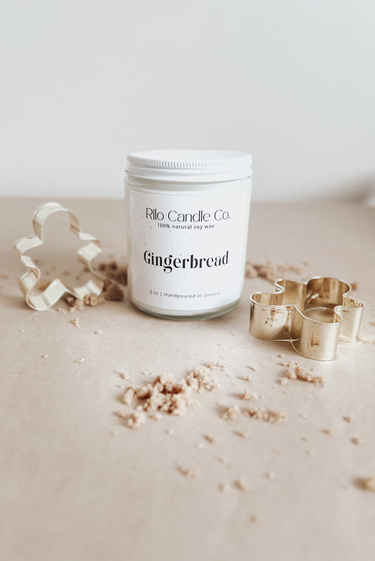 Gingerbread soy wax candle