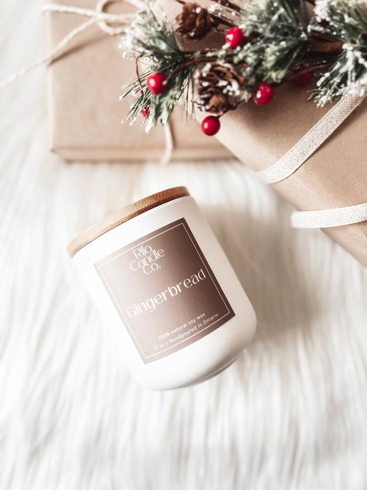 Gingerbread luxe woodwick candle