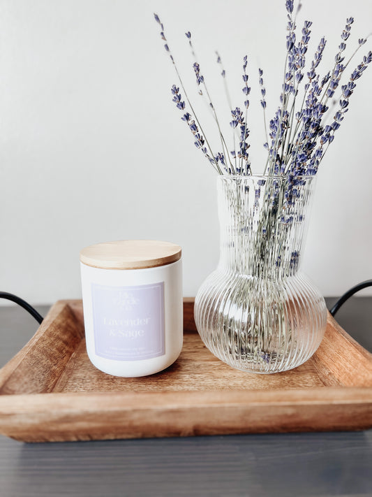 Lavender and Sage Luxe candle
