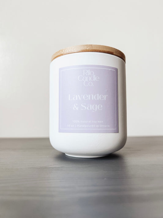 Lavender and Sage Luxe candle